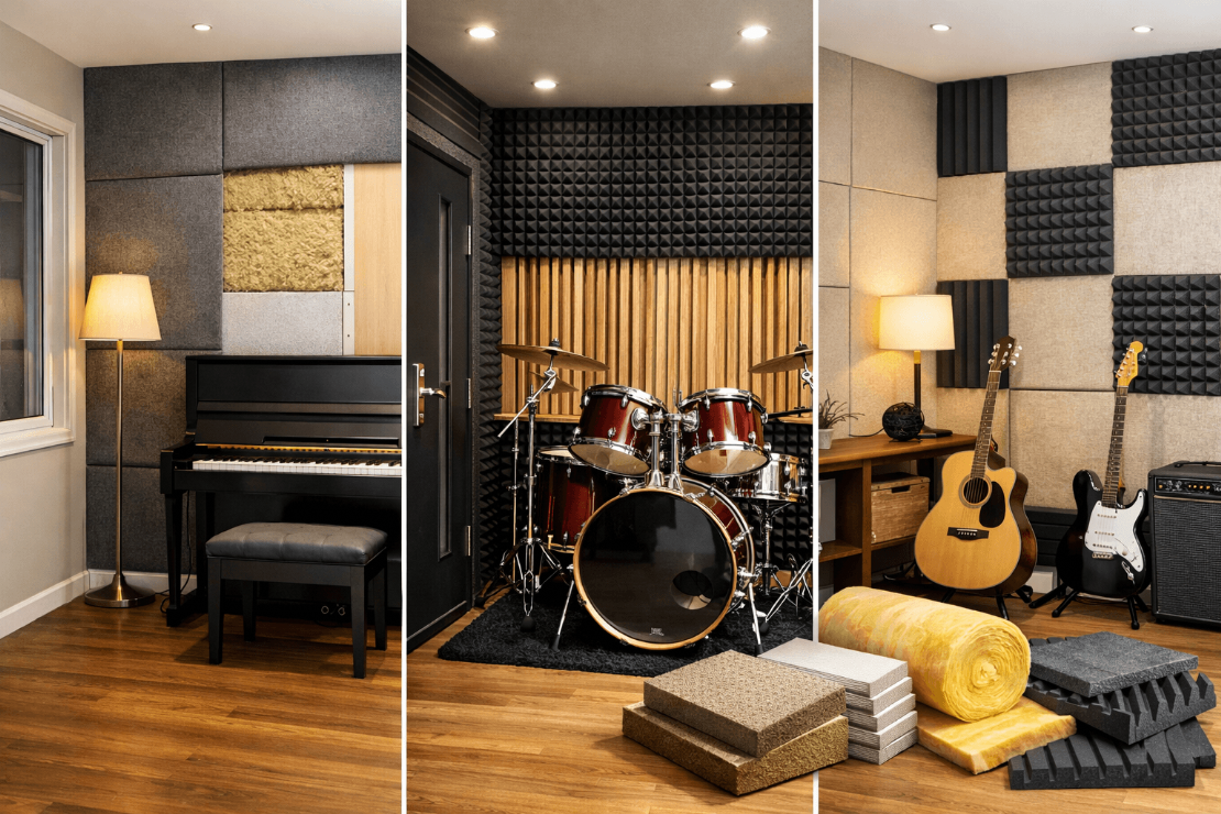 居家練琴怕吵到鄰居？從樂器種類找出最適合的隔音對策